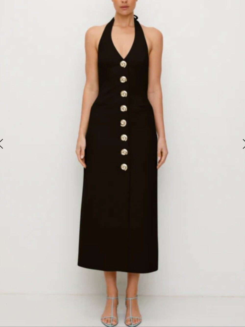 The Wolf Gang Women's Irida Maxi Dress In Noir Black Size Small